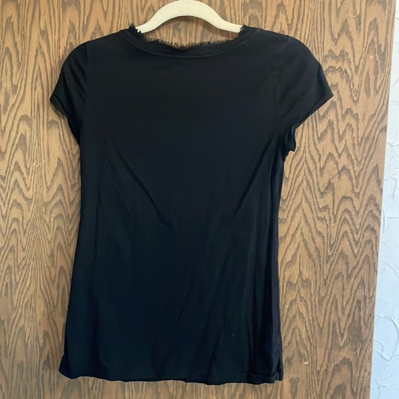 Ann Taylor LOFT Black Textured Top S - Picture 4 of 5